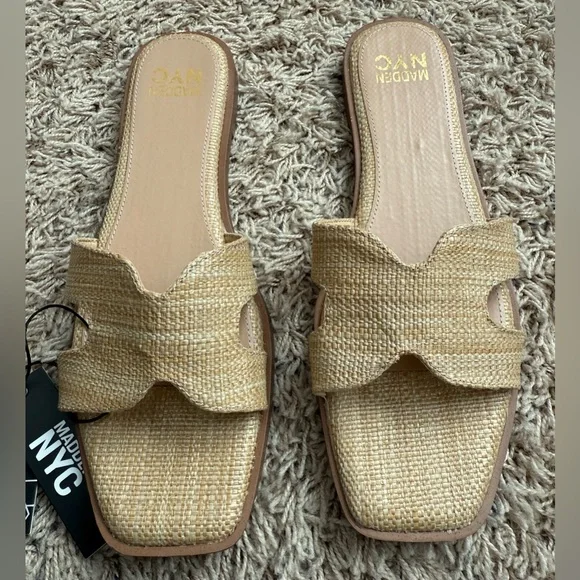 Madden NYC Women’s Classic Flat Slide Sandals Size: 11 - Picture 1 of 5